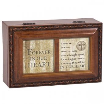 Cottage Garden Bereavement Forever Heart Music Jewelry Box How Great You Art