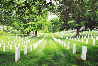 Lapide Al Cimitero Nazionale Di Arlington