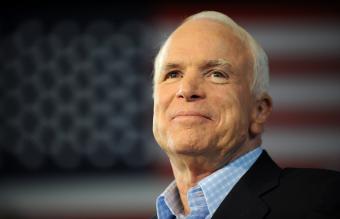 Il candidato presidenziale repubblicano John McCain