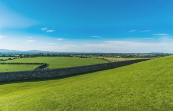 Paesaggio verde in Irlanda